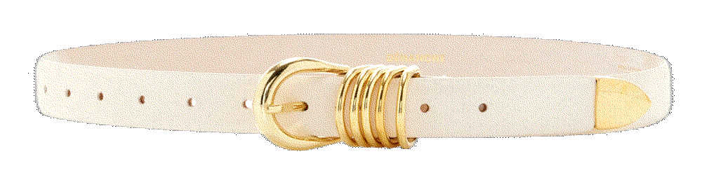 Hollyhock leather belt Dã©hanche