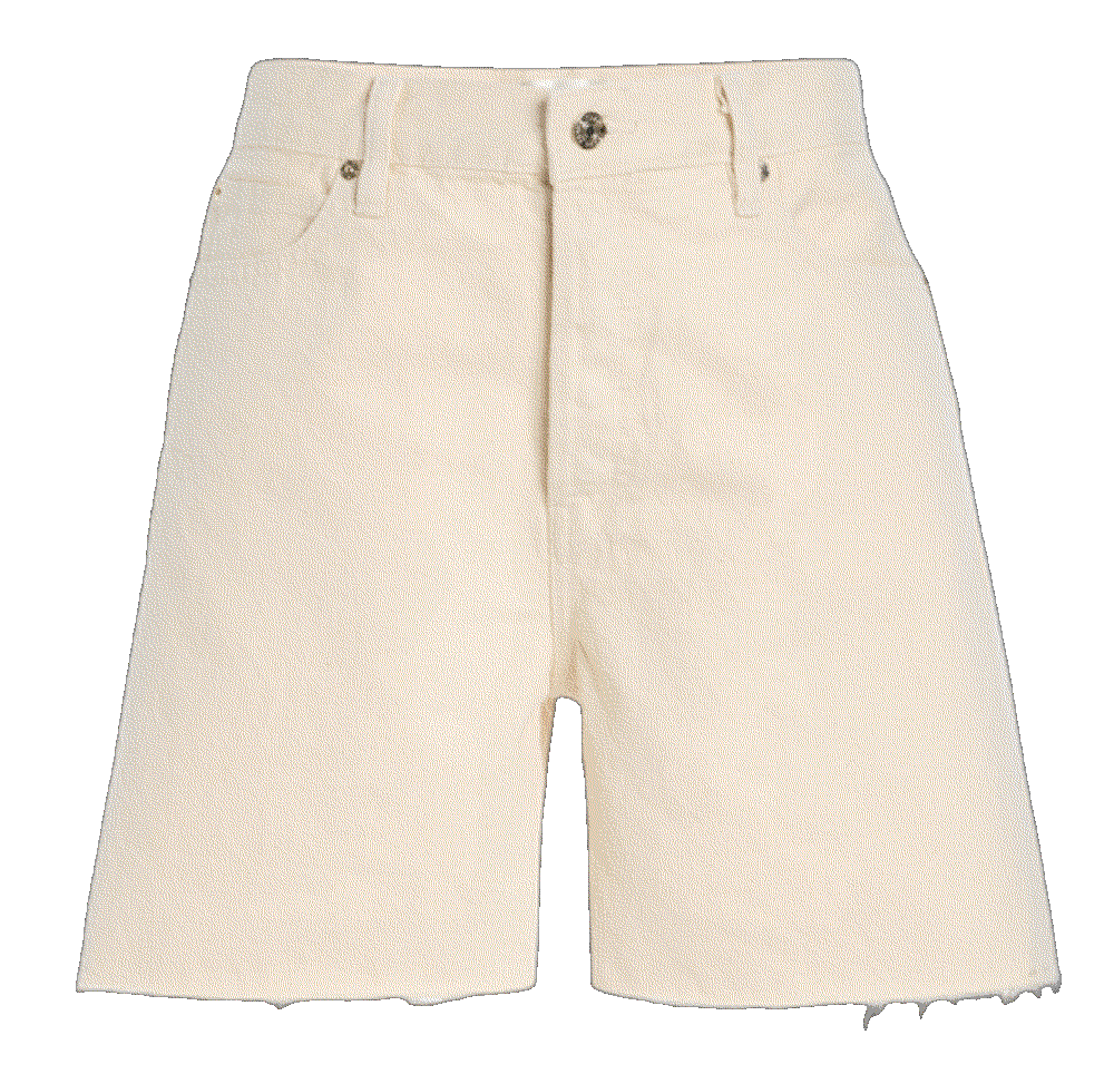The timeless denim high-rise shorts Frame