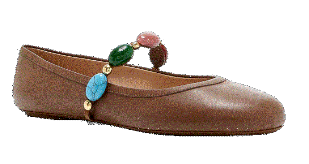 Shanti leather mary jane flats Gianvito Rossi