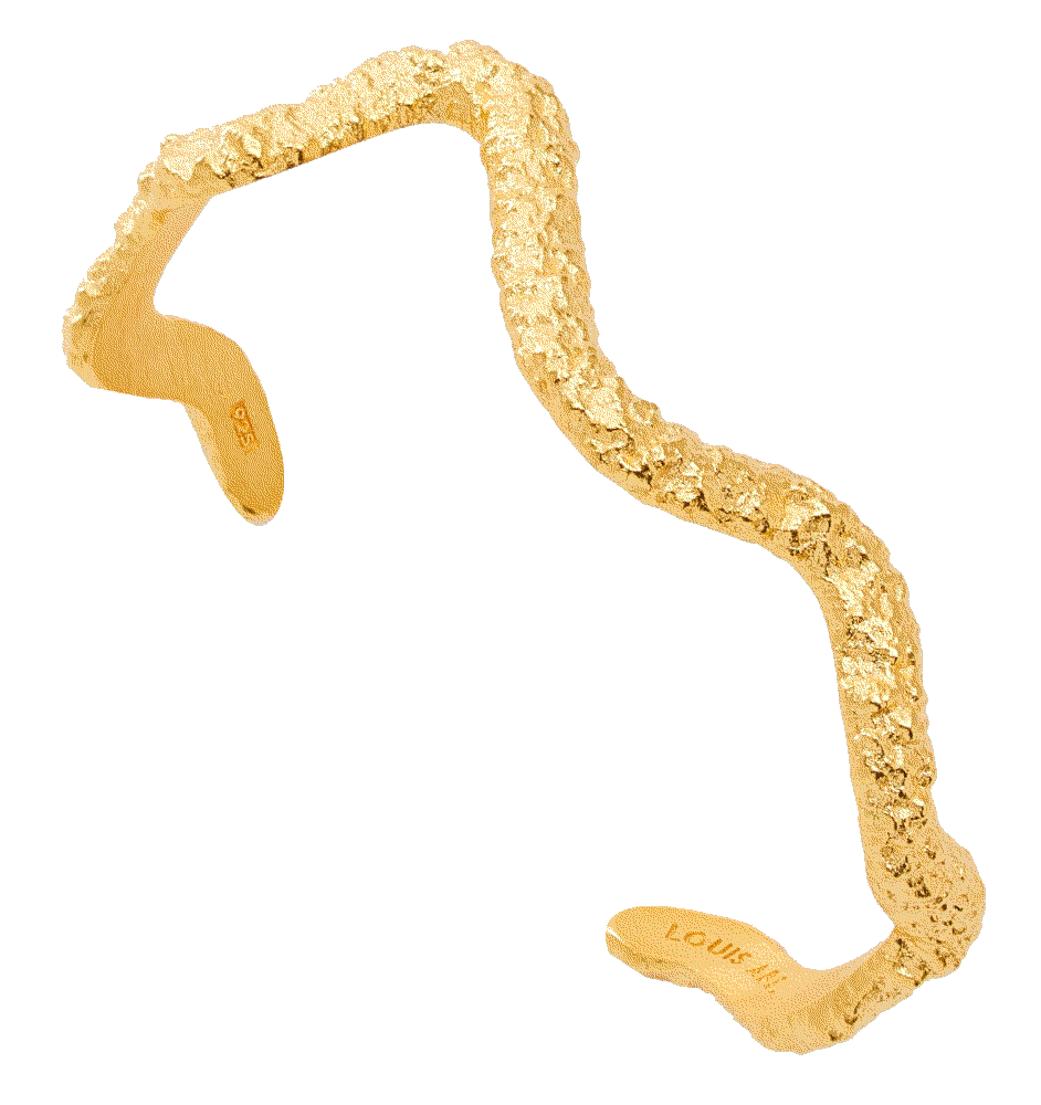 entilo 18k gold vermeil cuff Louis abel