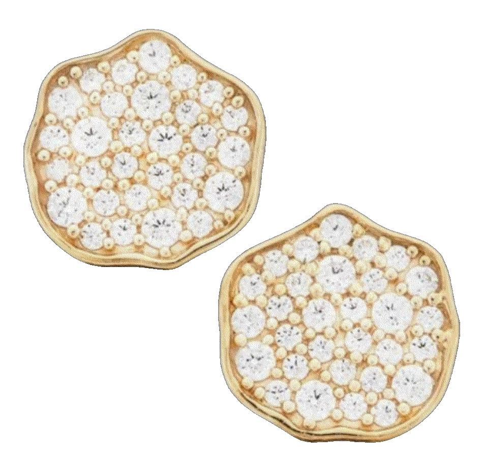 Petite Stud Earrings in Yellow Gold Brochu Walker