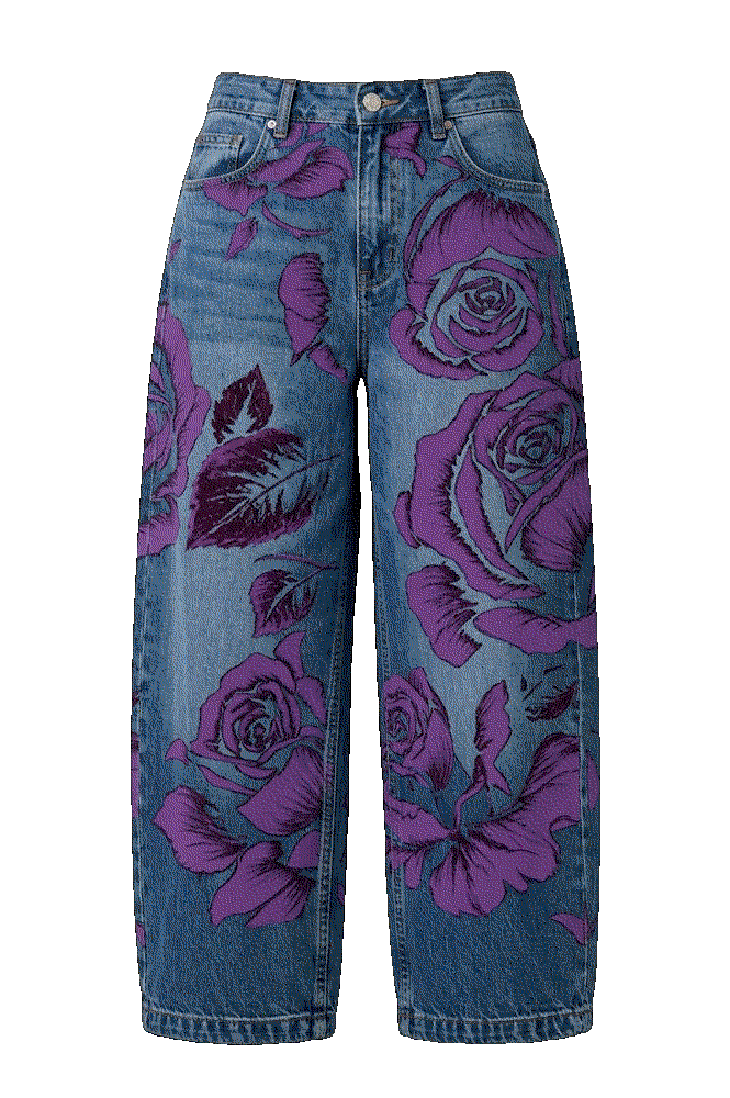 Denim casual jeans with no belt  Stylewe