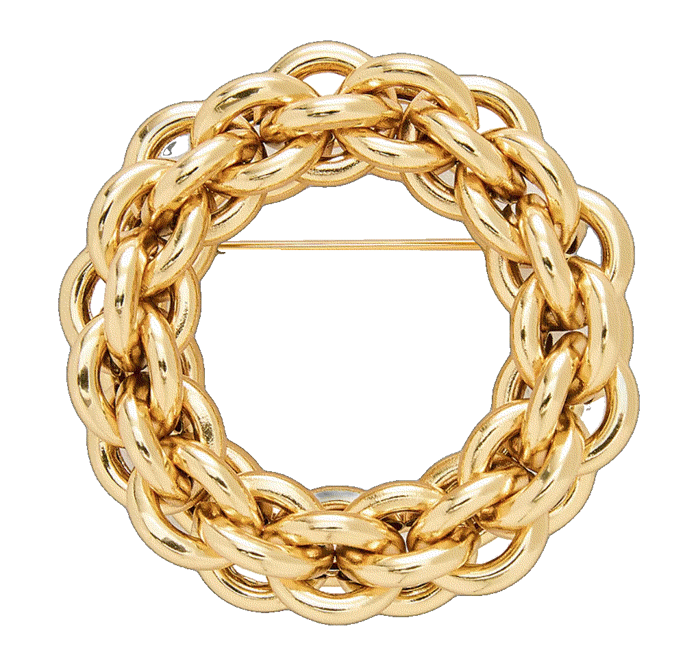 Chainlink brooch J.crew