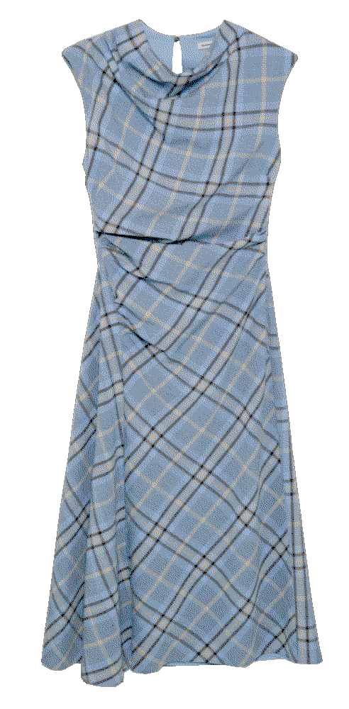 Burke Draped Midi Dress Simkhai