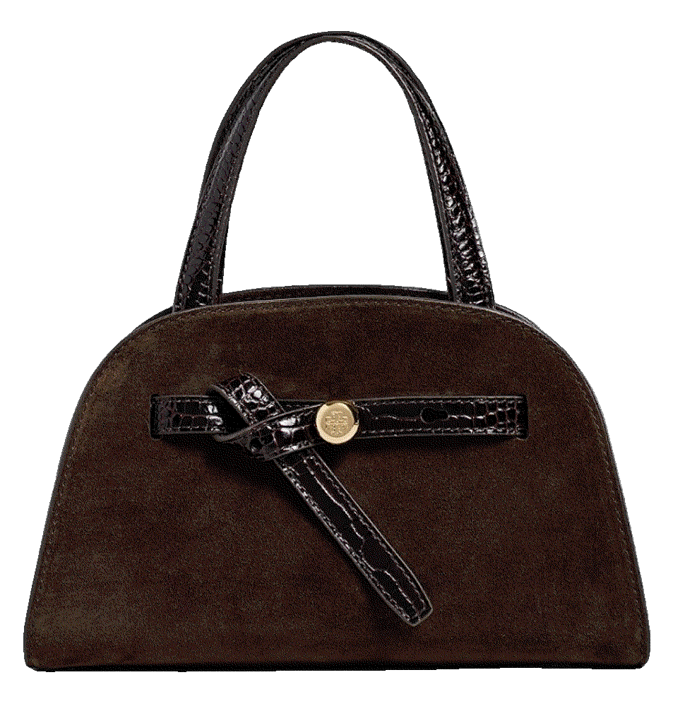 Tory burch romy suede small bauletto bag Tory Burch 