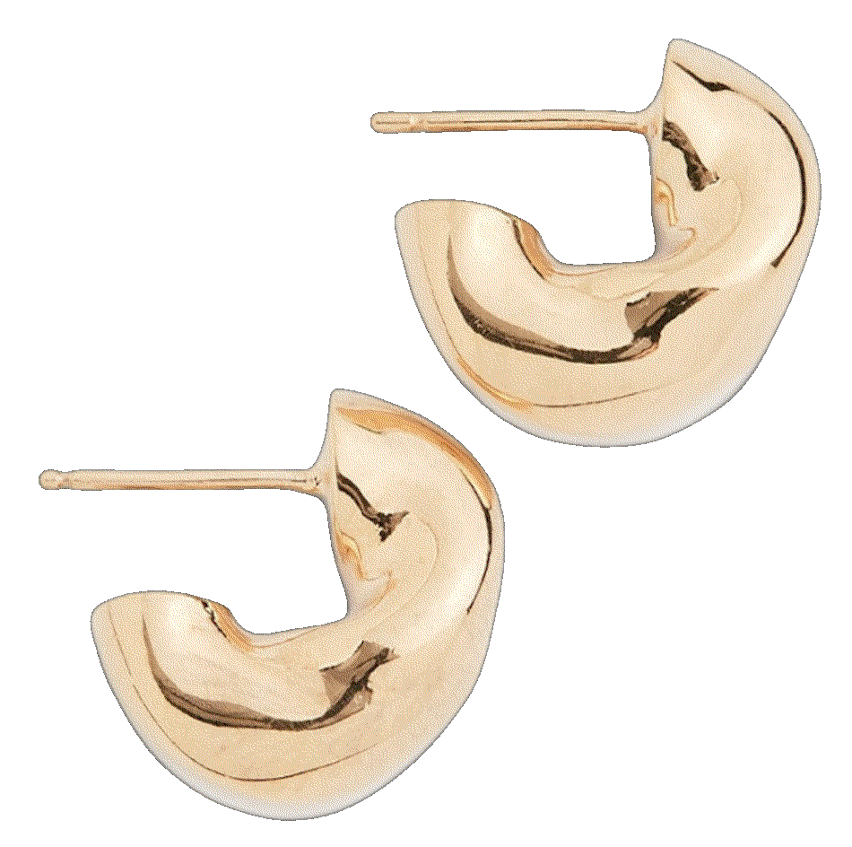 Agmes small dahlia hoops AGMES