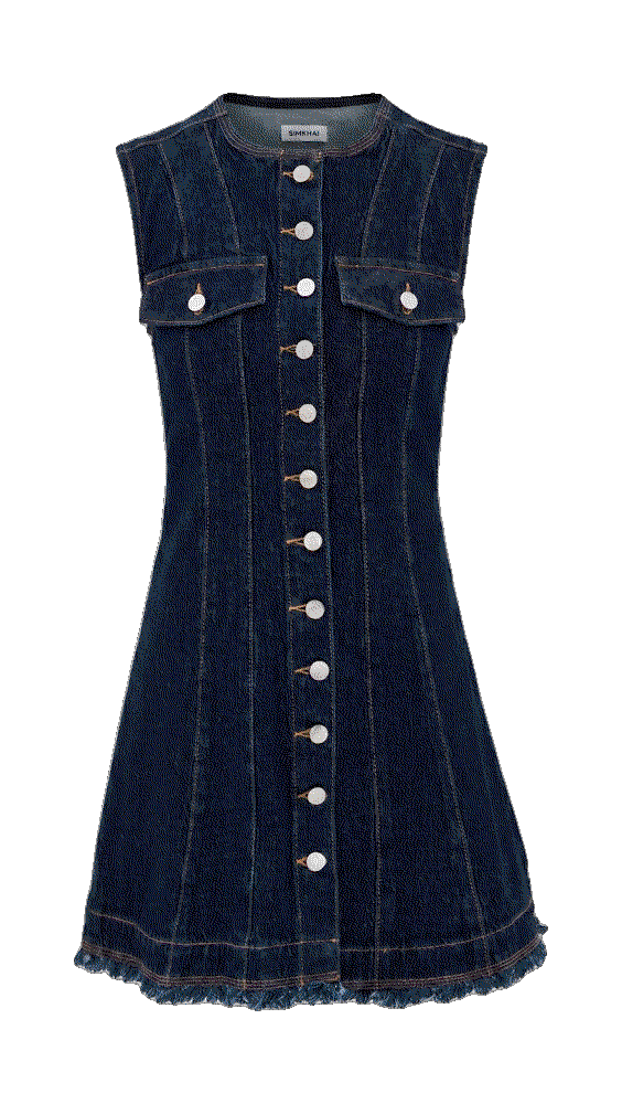 Simkhai hanley denim mini dress SIMKHAI