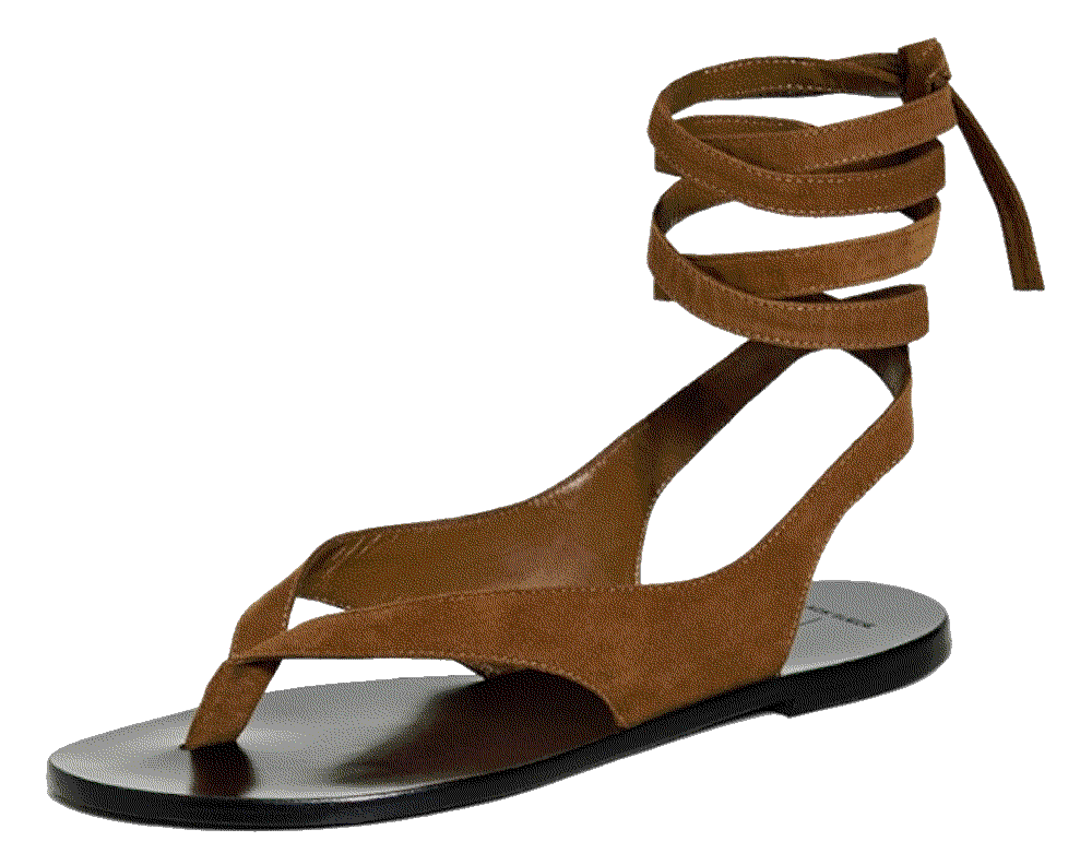 Black suede studio tres sandals Tres Sandals