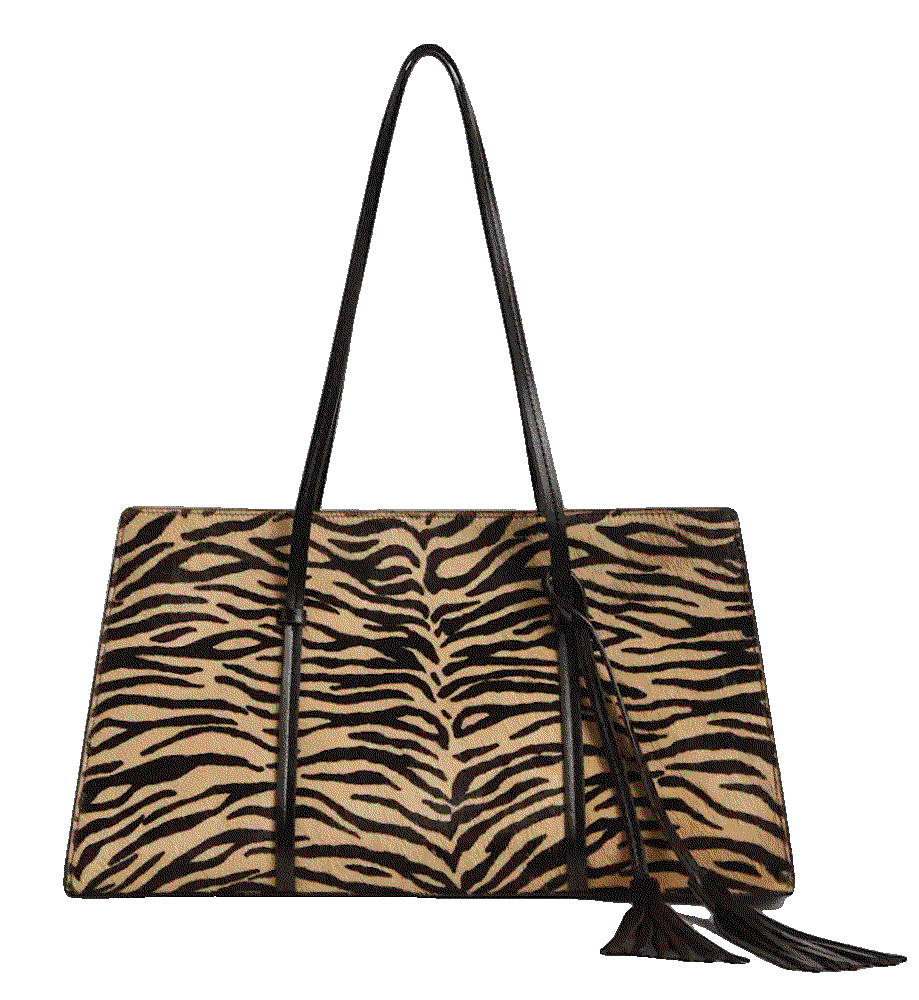 Reformation Elena Tote Bag Black Leather Reformation