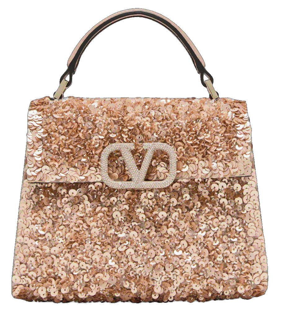 Garavani vsling mini sequin top handle bag Valentino