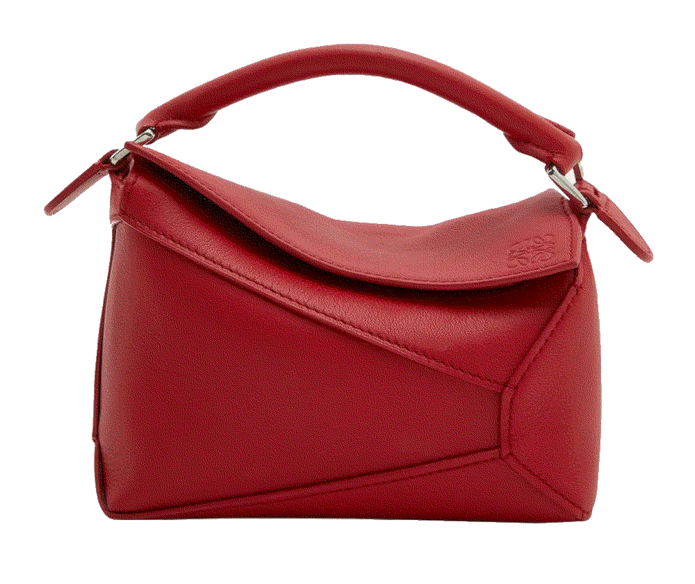 Puzzle Edge Mini Leather Top-Handle Bag Loewe