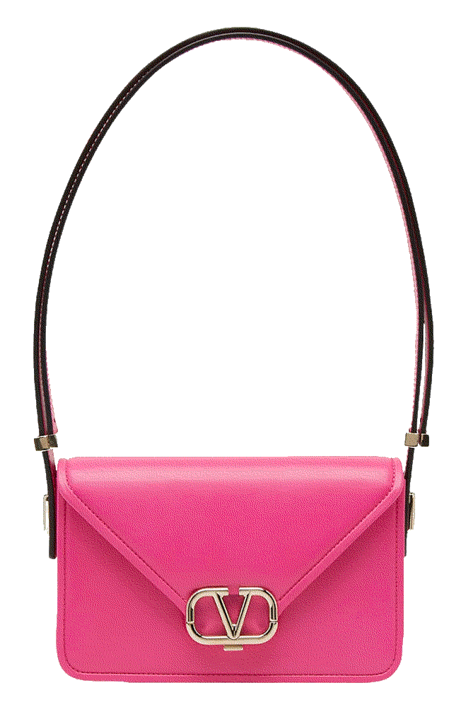 Small VLOGO Flap Leather Shoulder Bag Valentino