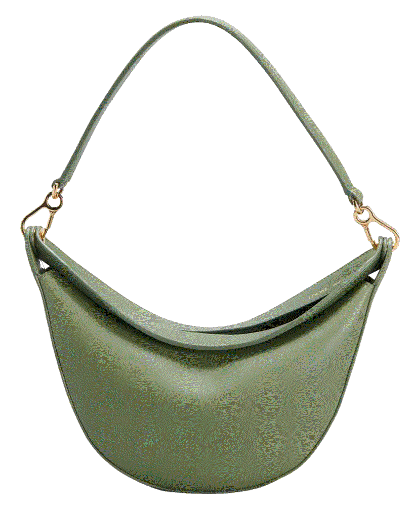 Luna Small Flap Leather Shoulder Bag Loewe