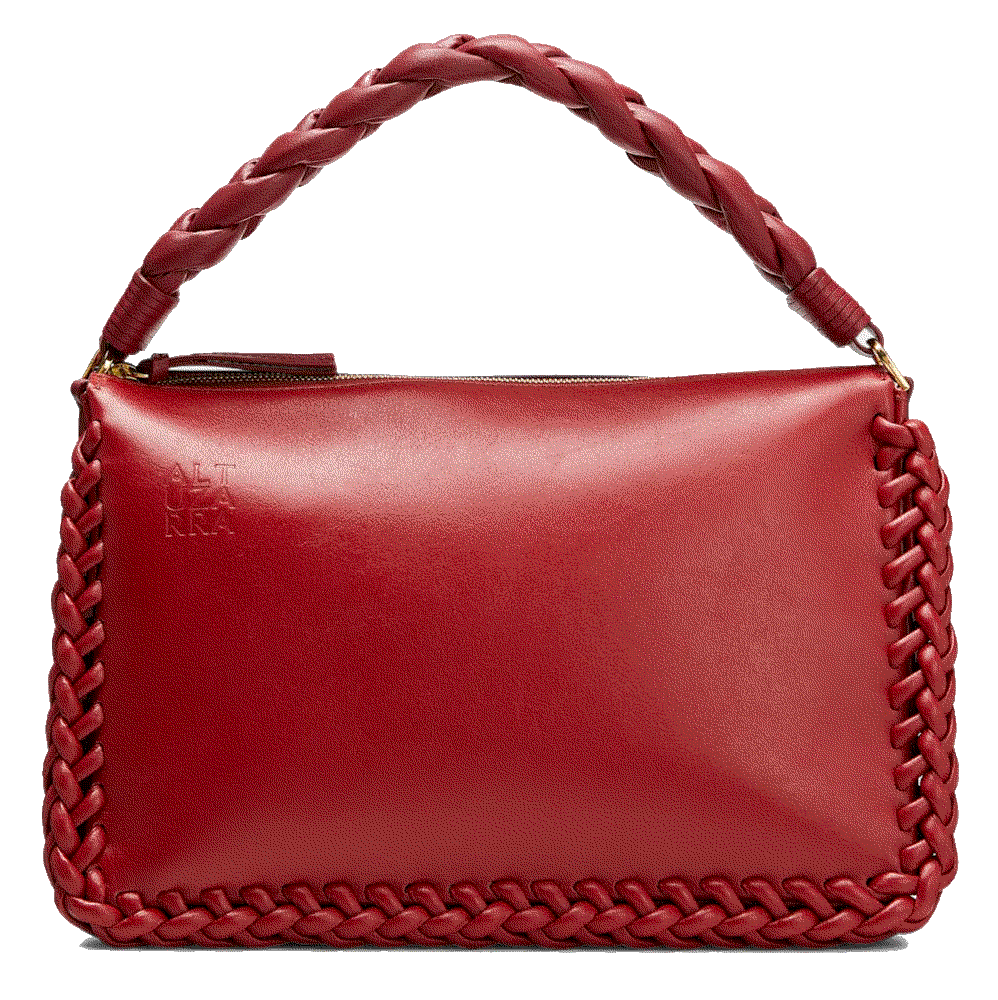 Braided Leather Shoulder Bag Altuzarra