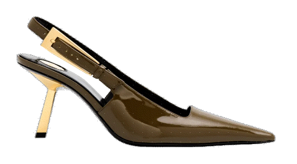 Saint laurent lee glossy slingback pumps Saint Laurent 