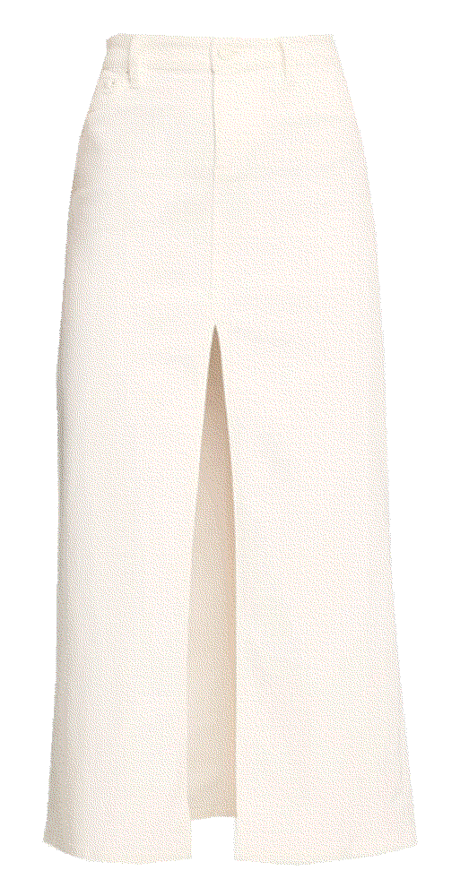Alice olivia rye high rise denim maxi skirt  Alice Olivia