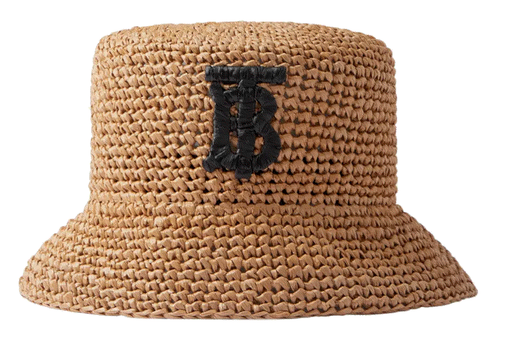 TB Monogram Crochet Bucket Hat Burberry