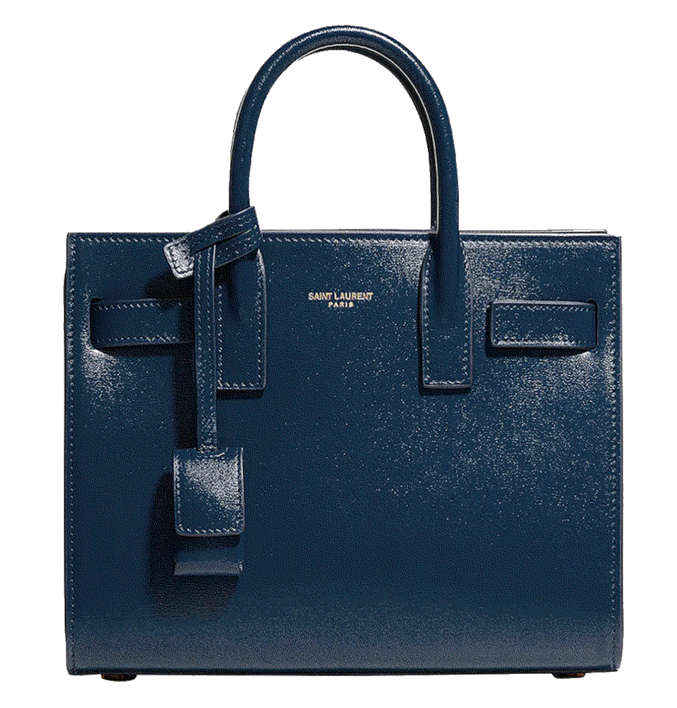 Sac de Jour Nano Shiny Leather Satchel Bag Saint Laurent