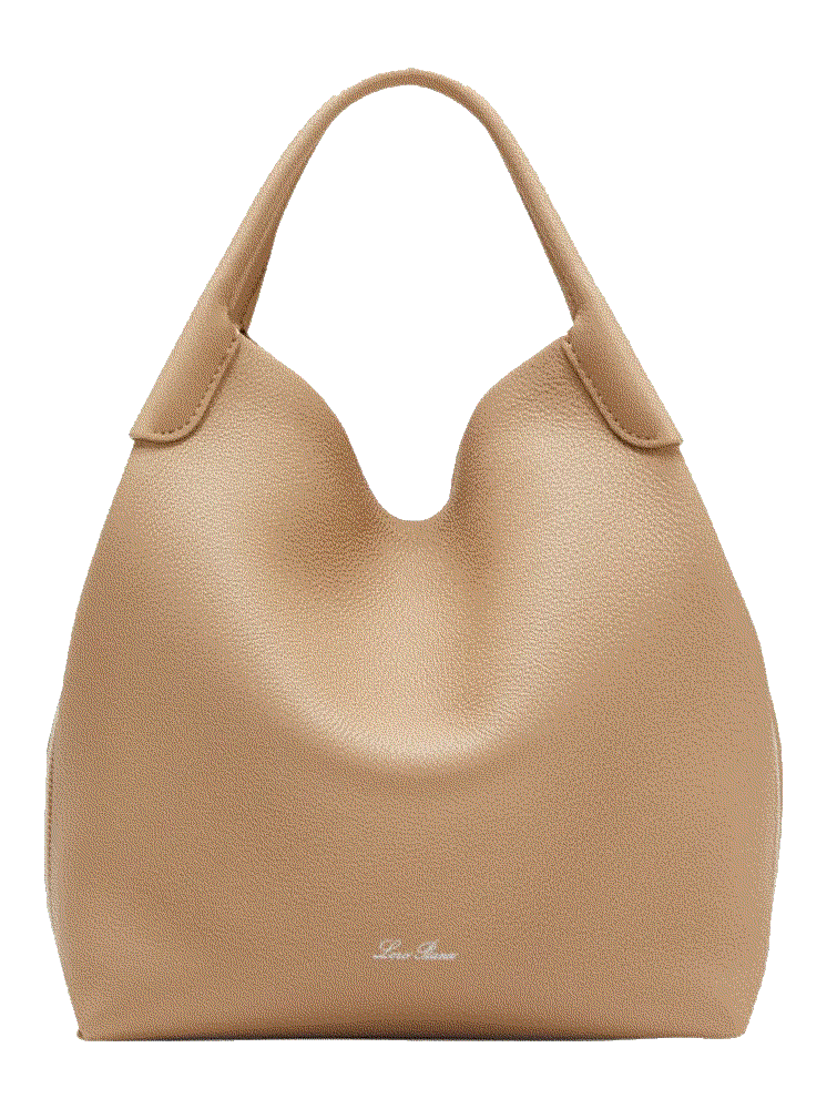 Bale Fine-Grain Leather Crossbody Bag Loro Piana