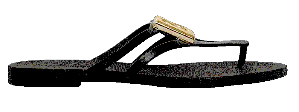 Dolce gabbana dg jelly flat thong sandals Dolce Gabbana