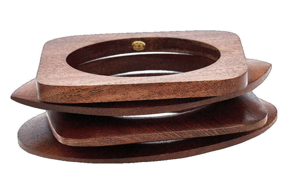 Kenneth jay lane 4 piece geometric bangle set Kenneth Jay Lane 
