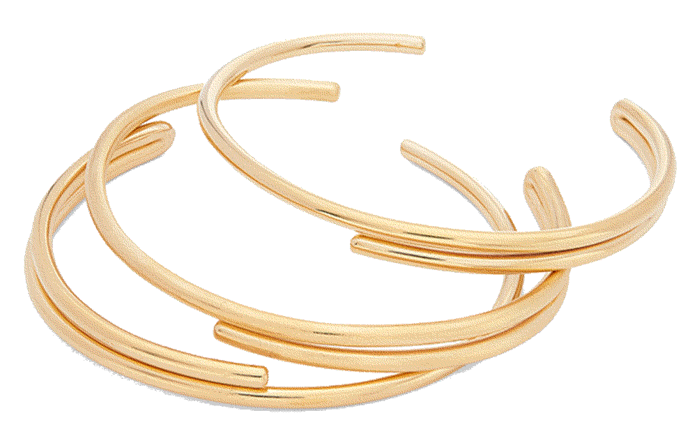 Waya Cuff Bracelets, Set of 3 SOKO