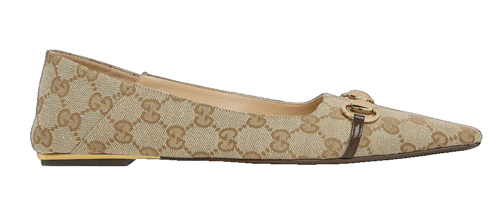 Gucci vittoria gg canvas ballerina flats Gucci