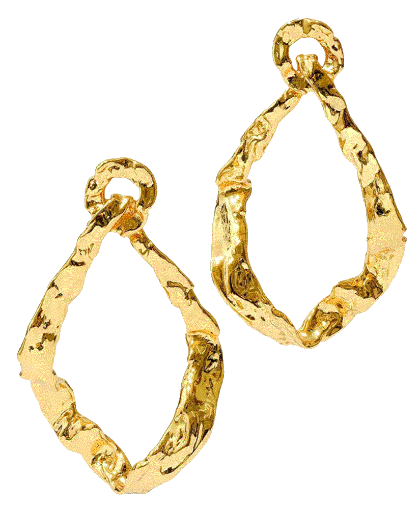 Brut Ribbon Teardrop Earrings Alexis Bittar