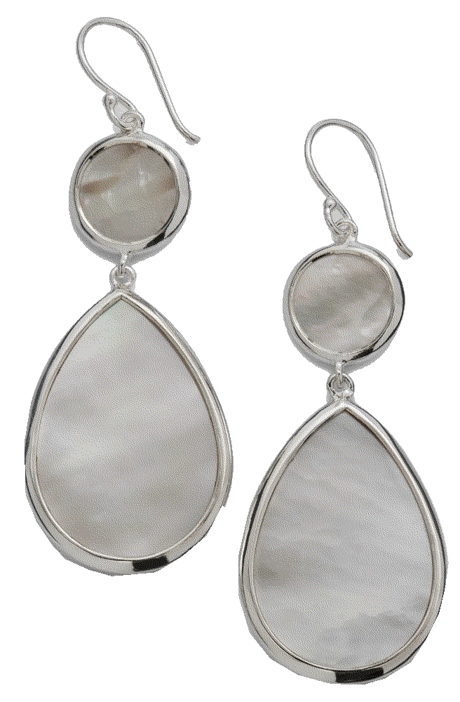 Mother-of-Pearl Dot & Teardrop Earrings Ippolita