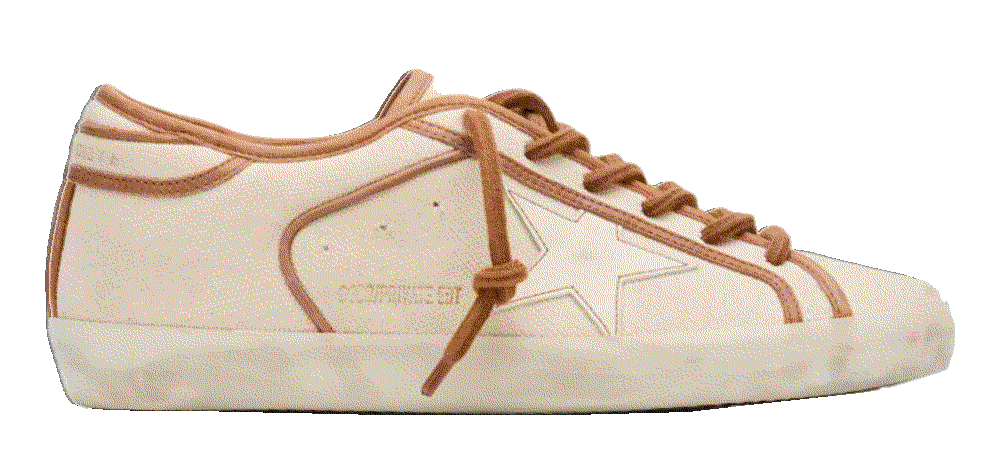 Golden goose superstar canvas low top sneakers Golden Goose
