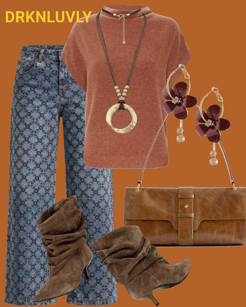 casual style in jeans and boots
