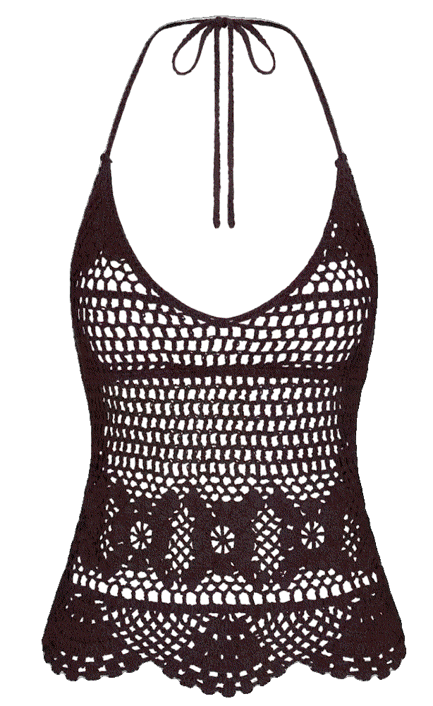 Swim cover ups crochet halter cami top phoenix Skims