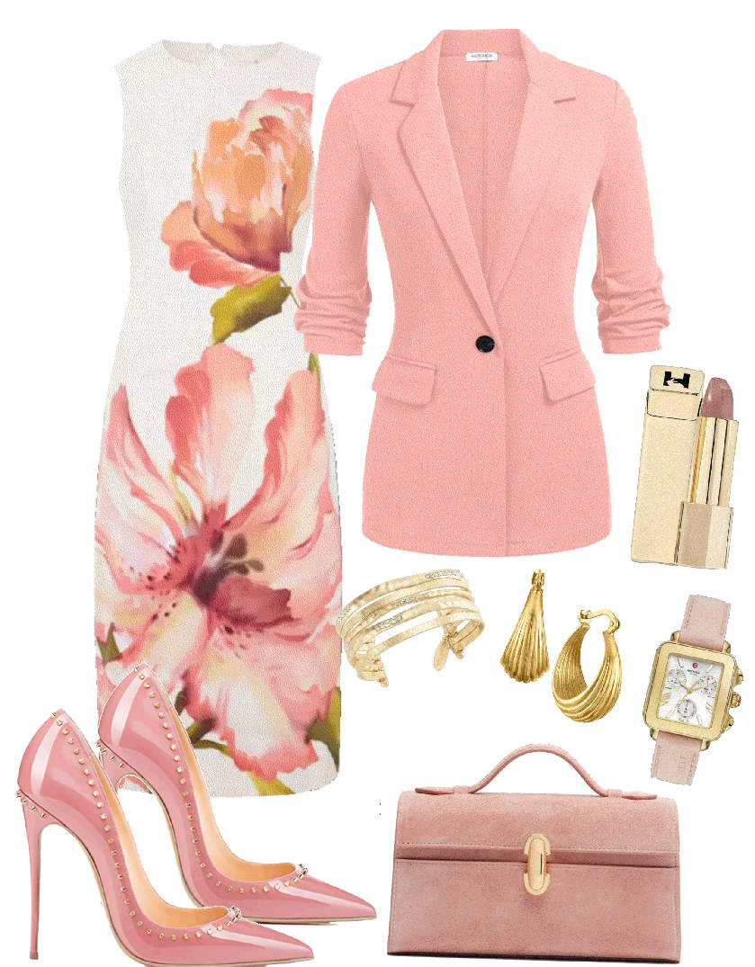 floral dress for work