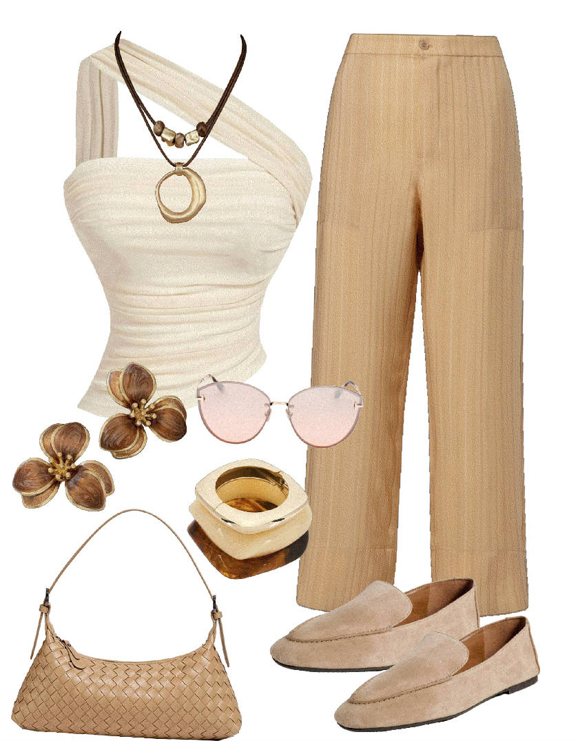 fit top over wide leg pants