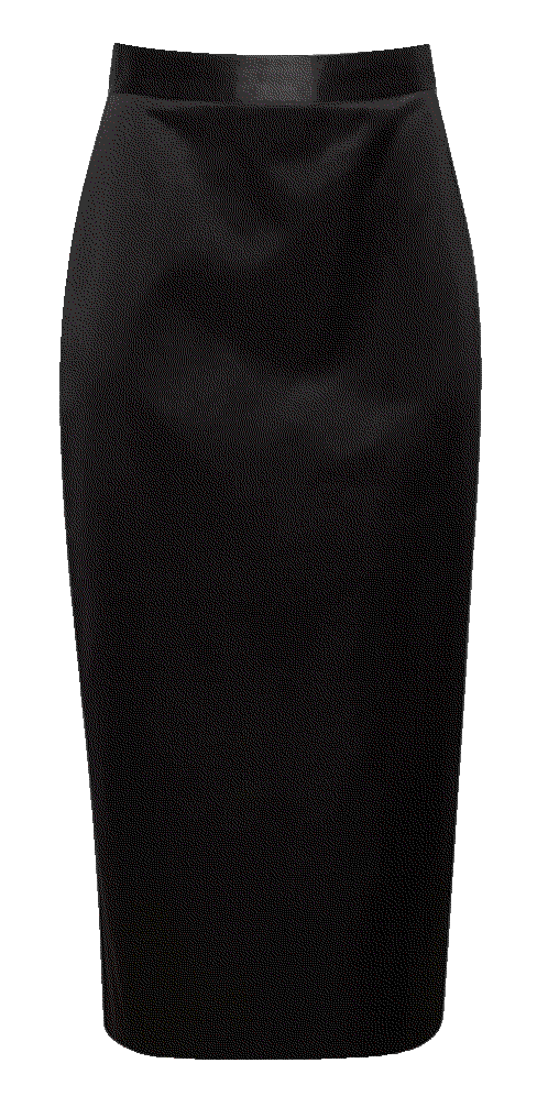 Satin pencil maxi skirt Aritzia
