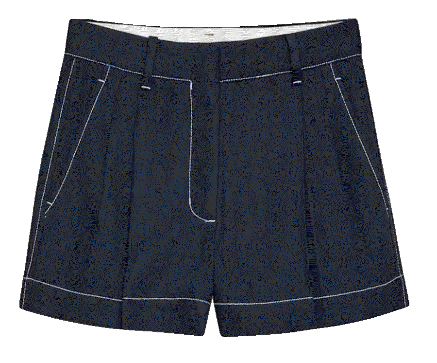 The Effortless Short Mini linen Aritzia