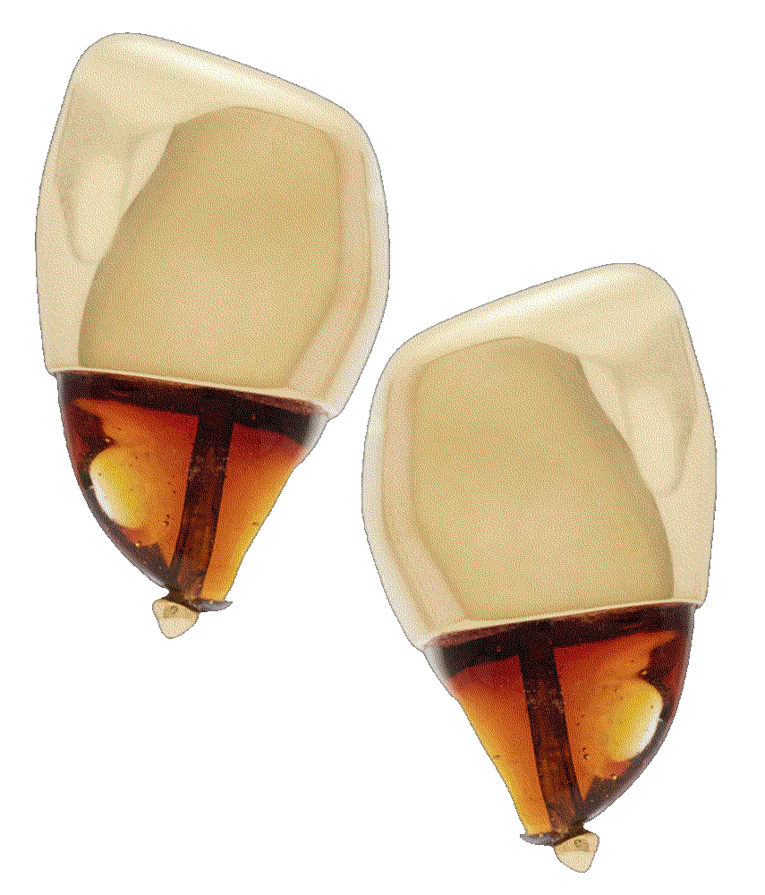 Bottega veneta prisma glass earrings gold Bottega Veneta 