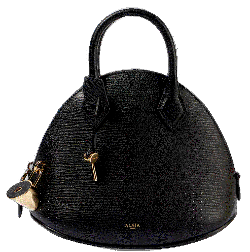 Alaia dome 25 leather tote bag black Alaia