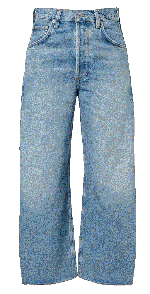 Citizens of humanity ayla cropped wide leg jeans blue Citizens Of Humanity 
