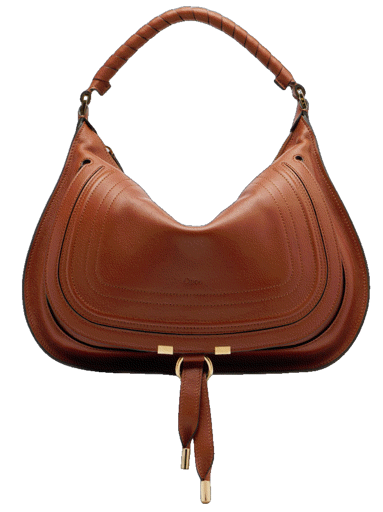 Chloe marcie small leather shoulder bag brown Chloe