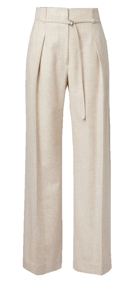 Belted wool and cashmere wide-leg pants Brunello Cucinelli 