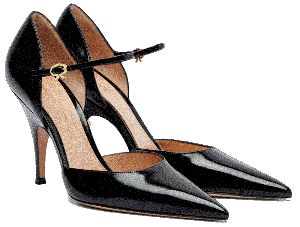 Gianvito rossi nuit 95 patent leather pumps black Gianvito Rossi