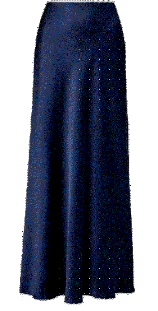 Simkhai kiri satin maxi skirt blue Simkhai