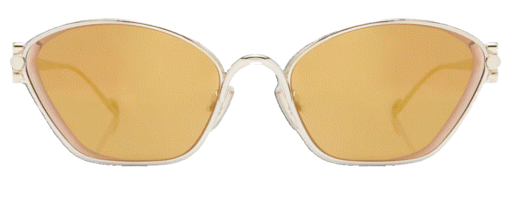 Loewe anagram cat eye sunglasses gold Loewe