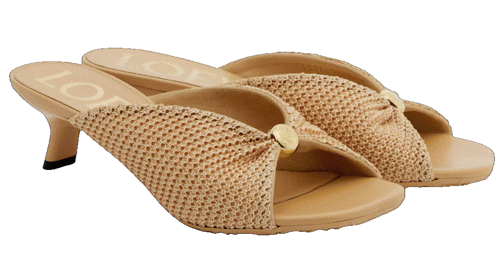 Loewe paulas ibiza pebble soft mules beige Loewe