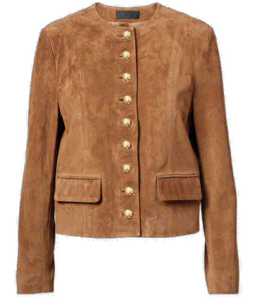 Nili lotan nanon suede jacket brown Nili Lotan 