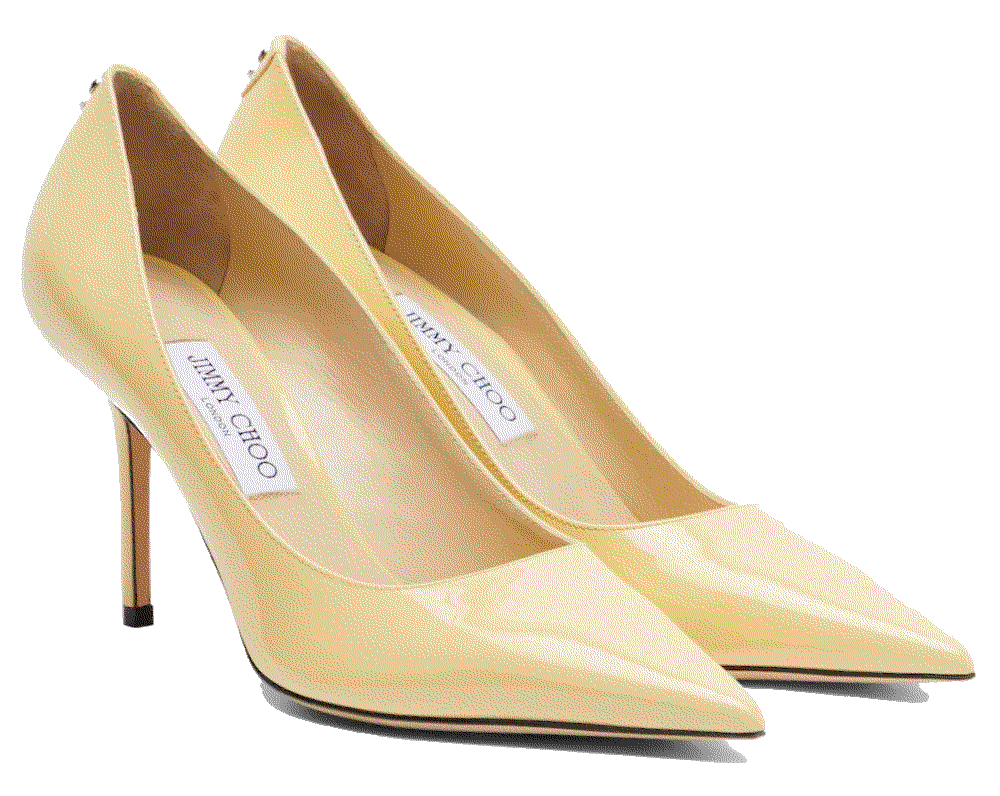 Jimmy choo love 85 patent leather pumps yellow Jimmy Choo 