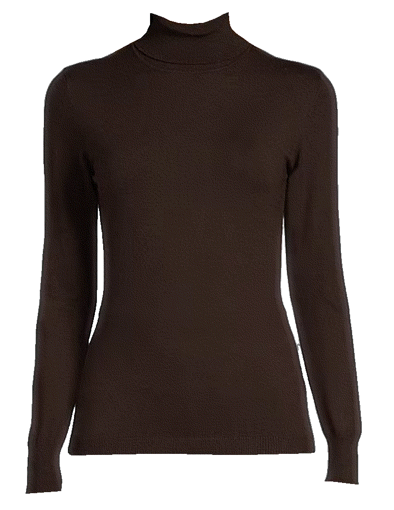 Long Sleeve Turtleneck Ribbed Knit Pullover Sweater Top SweatyRocks