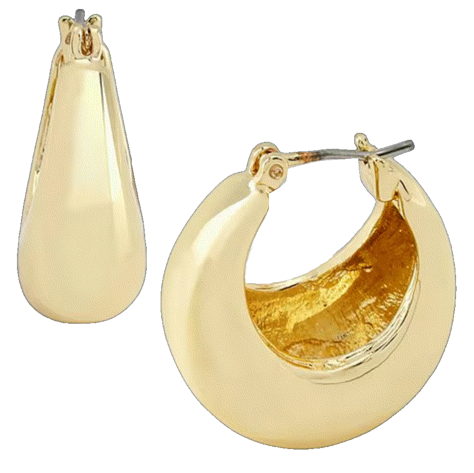 Robert lee morris soho chubby huggie hoop earrings Robert Lee Morris Soho