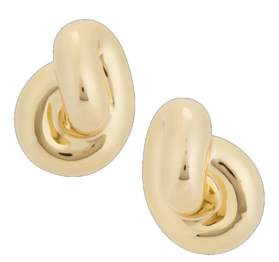 Jennifer fisher small knot stud earrings in yellow gold Jennifer Fisher 